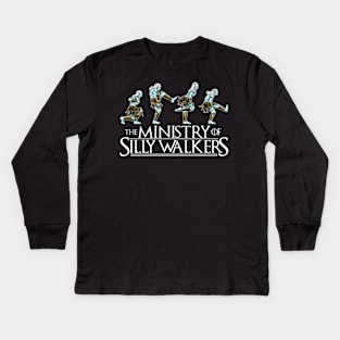 The Ministry of Silly Walkers Kids Long Sleeve T-Shirt